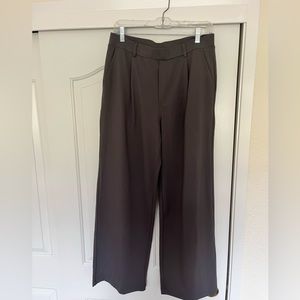 Halara Straight Leg Pants, Large, Gray